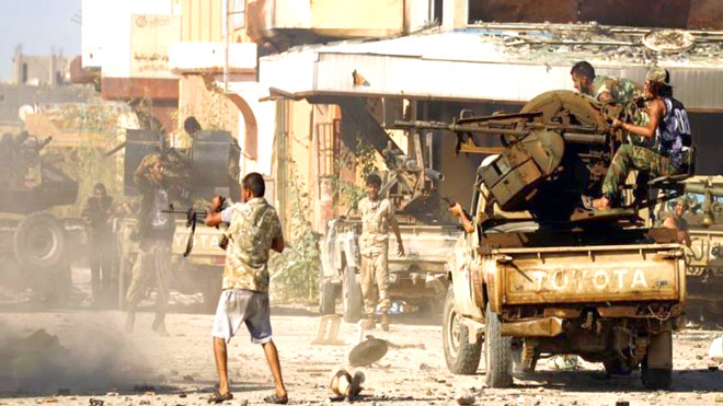 حرب حفتر والسراج تشهد الاشتباك الأعنف بليبيا ماذا حدث في عين
